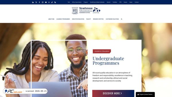 sbs.strathmore.edu screenshot