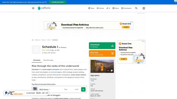 schedule-1.en.softonic.com screenshot