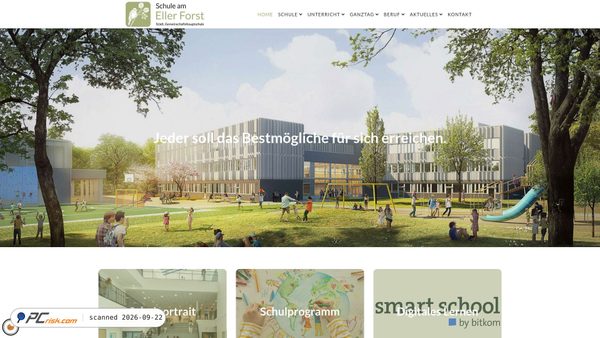 schule-am-eller-forst.de screenshot