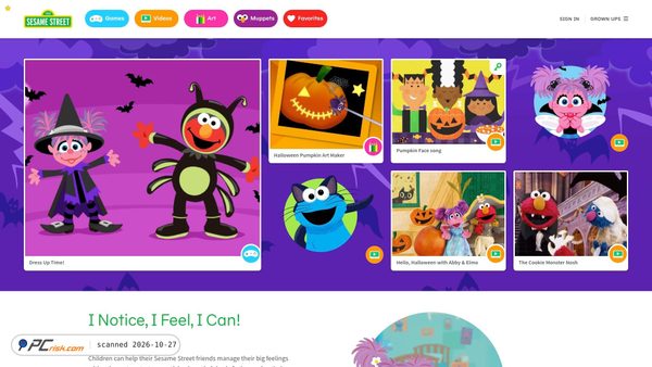 sesamestreet.com screenshot