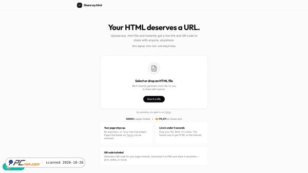 sharemyhtml.com screenshot