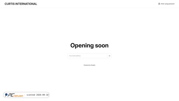 shop.curtisint.com screenshot