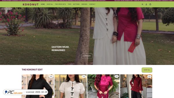 shopkokonut.com screenshot