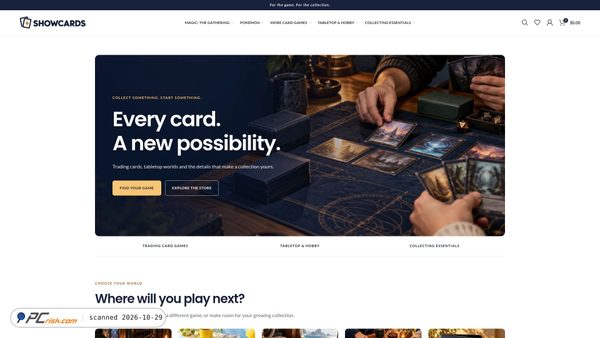 showcards.shop screenshot