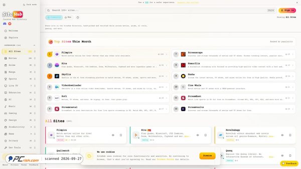 site-hub.space screenshot