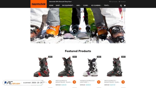skibootshop.com screenshot