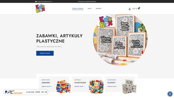 sklepedubox.pl screenshot