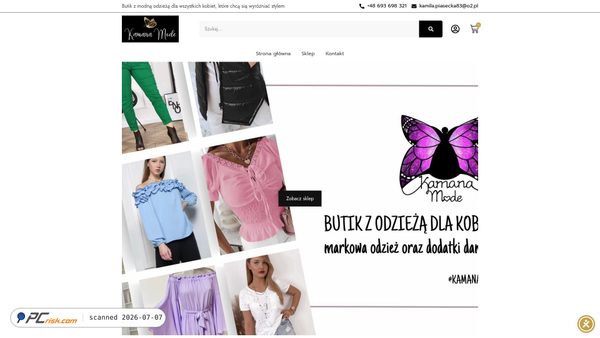 sklepkamanamode.pl screenshot