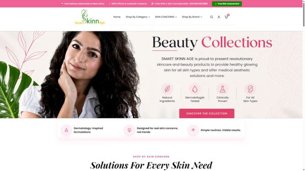 smartskinnage.com screenshot