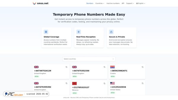 smss.net screenshot