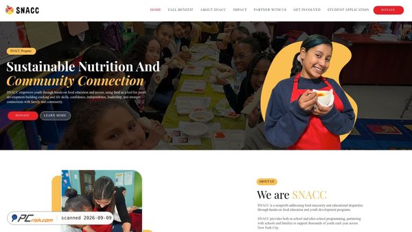 snaccprogram.org screenshot