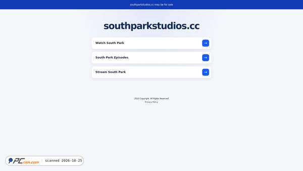 southparkstudios.cc screenshot