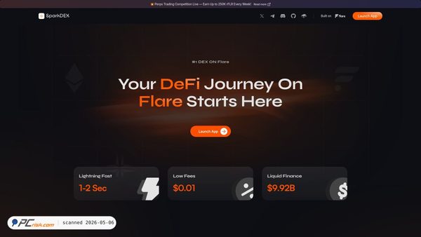 sparkdex.icu screenshot