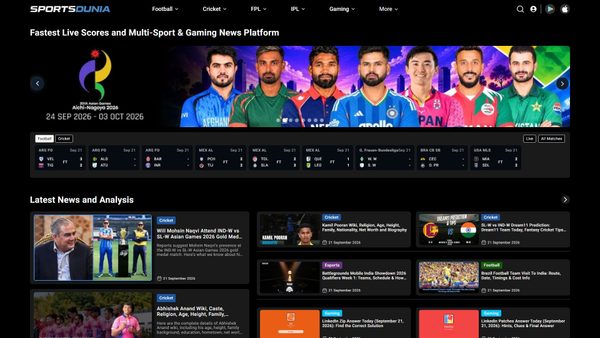 sportsdunia.com screenshot
