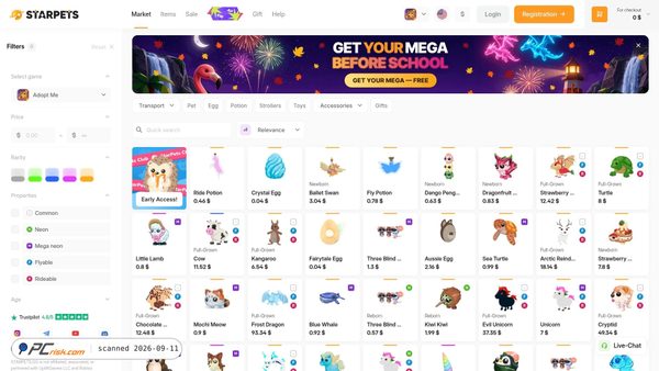 starpets.gg screenshot