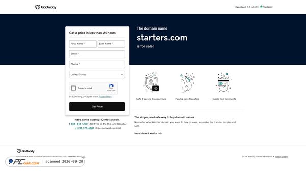 starters.com screenshot