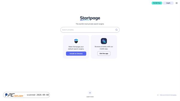 startpage.com screenshot