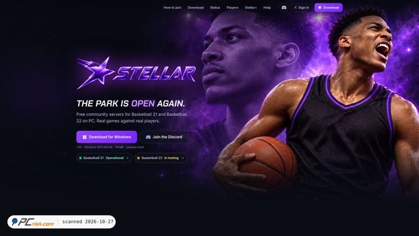 stellarclient.net screenshot