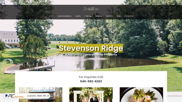 stevensonridge.com screenshot