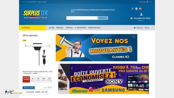 surplustek.ca screenshot