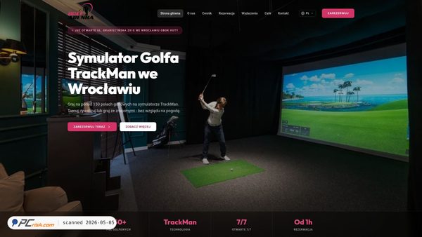 symulatorgolfawroclaw.pl screenshot