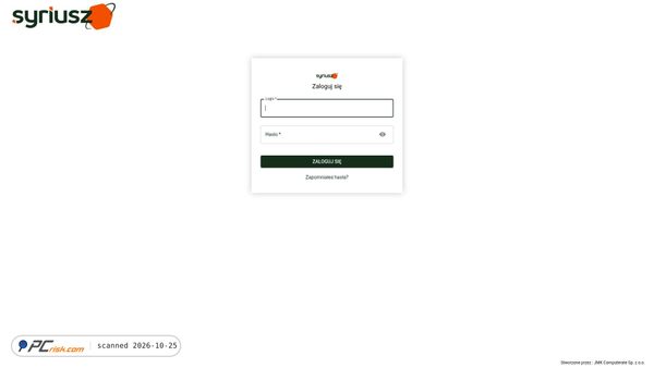 syriusz.pznonline.com.pl screenshot