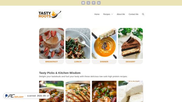 tastyroots.blog screenshot