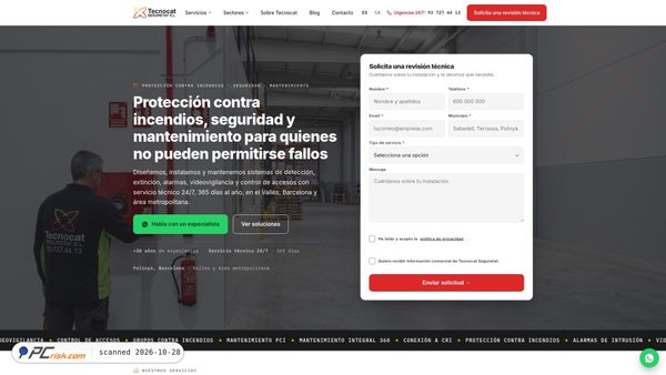tecnocatseguretat.com screenshot