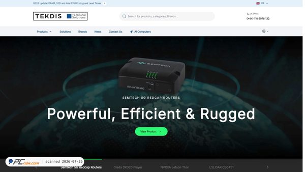 tekdis.co.uk screenshot