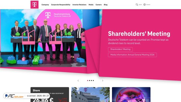 telekom.net screenshot