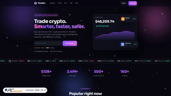 tenadex.com screenshot