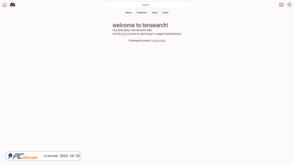 tensear.ch screenshot