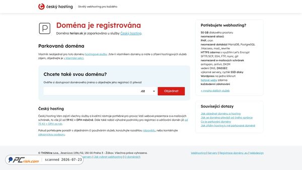 terian.sk screenshot