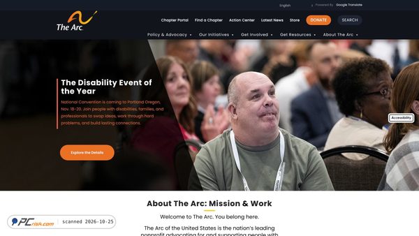 thearc.org screenshot