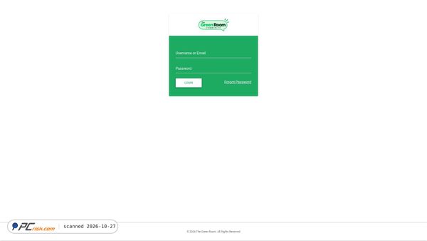 thegreenroomcommunity.com screenshot