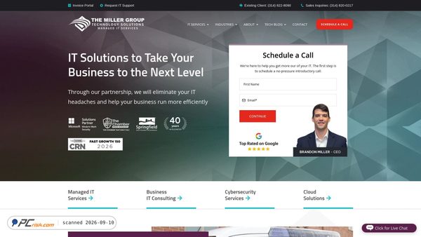 themillergroup.com screenshot