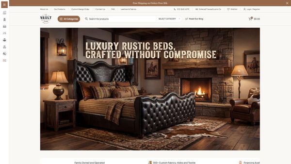 thevaultrustic.co screenshot