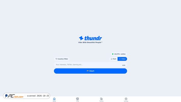 thundr.tv screenshot