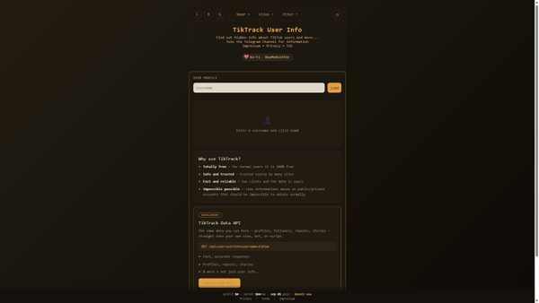 tiktok.einzzcookie.org screenshot