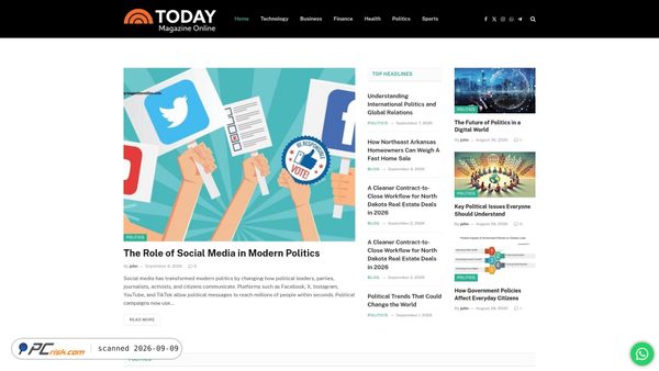 todaymagazineonline.com screenshot