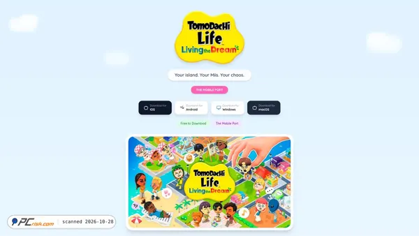 tomodachiplay.com screenshot