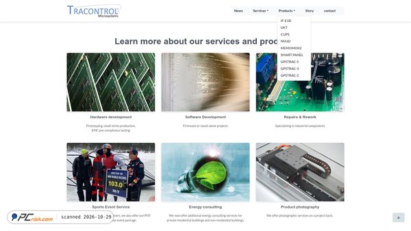 tracontrol.com screenshot