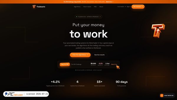 tradezario.com screenshot