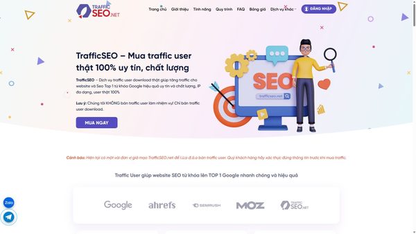 trafficseo.net screenshot