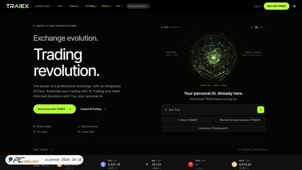 traiex.com screenshot