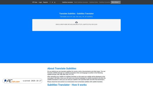 translatesubtitles.co screenshot