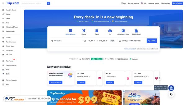 trip.com screenshot