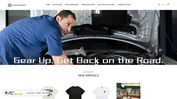 truckcompengine.com screenshot
