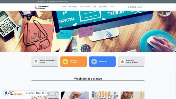 truplianceclasses.com screenshot