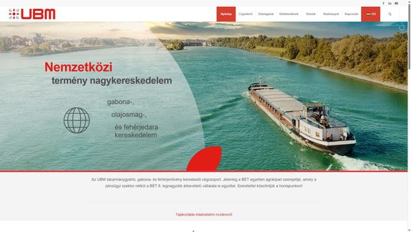 ubm.hu screenshot